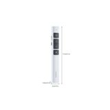 İMEXTECH Sunum Kumandası Laser Pointer, Kablosuz Lazer Sunum Kalemi, Beyaz
