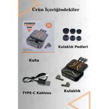 İMEXTECH Yüksek bassli kendinden kablolu Powerbank özellikli bluetooth kulaklık m80 dijital göstergeli
