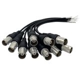 IMIYORE bnc Kablo Dişi, bnc Kablo Pigtail Çıplak, CCTV Kamera Terminal Adaptörleri ve Diğer Cihazlar için (1 adet -10 kablolar)