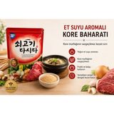 İMO KORE YEMEKLERİ Et Tozu Aromalı Kore Baharatı ( Daşida ) 1kg - 1 Kilo
