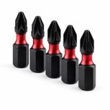 İmpact Bits Uç 25 Mm Pz2 Tayvan Çeliği Mıknatıslı Pozidriv Manyetik 1/4" Matkap Ucu 2.5 Cm Uzunluk