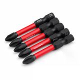 İmpact Bits Uç 50 Mm Ph2 Tayvan Çeliği Mıknatıslı Yıldız Uç Manyetik 1/4" Matkap Ucu 5 Cm Uzunluk