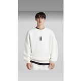 İmpavido Oversize Sweatshirt Beyaz 3 Çizgili