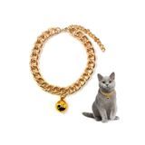 imperial accessories Gold 28 Cm Lüx Kedi Ve Küçük Irk Köpek Kolye Tasması
