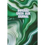 Imperial Green Jade Journal: Elegant deep green jade texture cover for premium journaling and note-taking