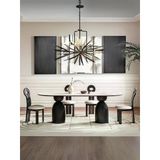 İmperial İtalyan Still Oval Traverten Yemek Masası 90X190