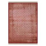 Imperial Luxe Il007j Kırmızı Çerçeveli Halı Klasik Desen 100 Tarak Bambu Viskon İpek Serisi 200 X 290 Kırmızı