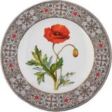 Imperial Porcelain Gelincik Desenli Porselen Dekoratif Tabak 27 cm - Standart