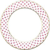 Imperial Porcelain Net Blues Pembe Porselen Çukur Tabak 22,5 cm - Beyaz - Standart