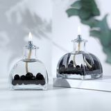 Imperiums Black Pearl Dekoratif Kandil Mum 2'li Set - Siyah - 2 Adet