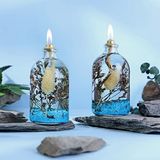 impeRiums Dekoratif Kandil Mum 100 ml 2'Li Set (Mavi)