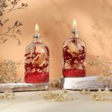 Imperiums Dekoratif Kandil Mum 100 ml Kırmızı 2'li Set - 2 Adet