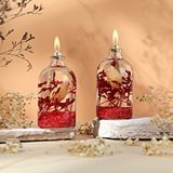 impeRiums Imperiums Dekoratif Kandil Mum 100 Ml Kırmızı 2'li Set
