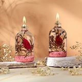 impeRiums Imperiums Dekoratif Kandil Mum 100 Ml Pembe 2'li Set