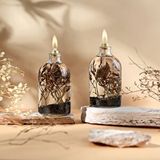impeRiums Imperiums Dekoratif Kandil Mum 100 Ml Siyah 2'li Set