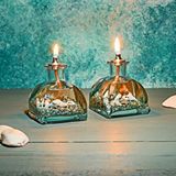 impeRiums Imperiums Ocean Green Dekoratif Kandil Mum 2'li Set Yeşil
