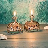 impeRiums Imperiums Sea Shell Dekoratif Kandil Mum 2'li Set Çok Renkli