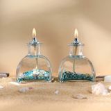 Imperiums Ocean Blue Dekoratif Kandil Mum 2'li Set - Mavi - 2 Adet