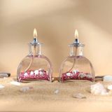 Imperiums Ocean Lilac Dekoratif Kandil Mum 2'li Set - 2 Adet