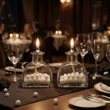 Imperiums White Pearl Dekoratif Kandil Mum 2'li Set - Beyaz - 2 Adet