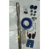 Impo Sk 404/10 1HP Krom Başlıklı 25 MT Yassı Kablolu ve Panolu 50 mt Halatlı Monofaze Takım Dalgıç Pompa