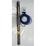 İmpo SK 406/13 Krom Başlıklı Derin Kuyu 2 Hp Monofaze Motorlu 25 mt Kablolu Panolu Dalgıç Pompa