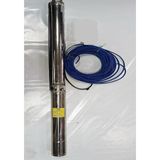Impo Sk 415/28 10hp Krom Başlıklı 30 Mt Yassı Kablolu Dalgıç Pompa