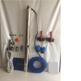 Impo Sk 415/28 10Hp Krom Başlıklı 80 Mt Yassı Kablolu Ve 160 Mt Halatlı Çift Vanalı Akıtma Başlıklı Trifaze Takım Dalgıç Pompa