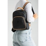 Impolo Asya Siyahtabagofraj Baskı Kadın Sırt Çantası 27X32 Ebatında
