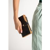 ImPolo Solin Siyah Taba 10x18.5 cm Kadın El ve Cep Cüzdanı