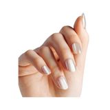 Impress Color FX Kendinden Yapışkanlı Takma Tırnak Kısa Şeffaf Simli