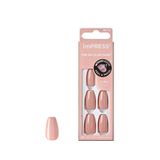 Impress Color Kendinden Yapışkanlı Takma Tırnak Uzun Nude Kiremit