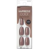 Impress Color Kendinden Yapışkanlı Takma Tırnak Uzun Vizon