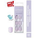 Impress Kendinden Yapışkanlı Takma Tırnak Lila Small