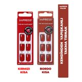 Impress Kendinden Yapışkanlı Takma Tırnaklar KIMC13-12 Small