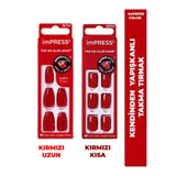 Impress Kendinden Yapışkanlı Takma Tırnaklar KIMC13-IMC510 M BEDEN - S BEDEN