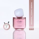 Imprime Claire Edp Kadın Parfüm 50ML | Oryantal & Çiçeksi | Mandalina, Yasemin, Gül, Şeftali, Misk, Amber - 50 ml