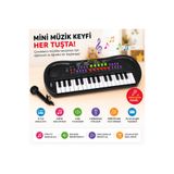 İmraden Oyuncak 32 Tuşlu Mikrofonlu Org - Eğitici Çocuk Müzik Aletleri Oyuncak Eğitici Org