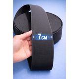 İMREN AKSESUAR Sert Dokuma Antrasit Renk 7 cm Dayanıklı Paça Don ve Bel Lastiği 1 Paket 3 Metre
