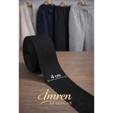 İMREN AKSESUAR Siyah 4 cm Paça Don Ve Bel Lastiği 1 Paket 5 m