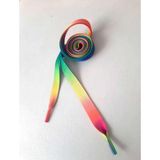 Imren Ayakkabı Bağcığı Gökkusağı Renklerinde 120 cm 1 Çift - Renkli