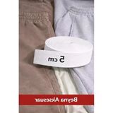 imrenaksesuar Bel Paça ve Don Lastiği Yassı Geniş Lastik 4cm,5cm,6cm,7 cm,8cm,9cm 1 paket 5 metre (BEYAZ, 5CM)