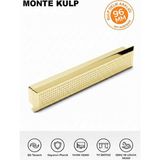 İmt Aksesuar Lüks Monte 96 mm Krom Mobilya Çekmece Dolap Yatak Odası Şifonyer Genç ve Çocuk Odası Kulpu - Altın