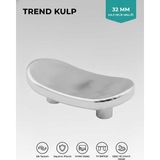İmt Aksesuar Lüks Trend Kulp (32 mm ) Mobilya Yatak Odası Tv Ünitesi Konsol Çocuk ve Genç Odası Kulp - KROM