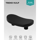 İmt Aksesuar Lüks Trend Kulp (32 mm ) Mobilya Yatak Odası Tv Ünitesi Konsol Çocuk ve Genç Odası Kulp - SİYAH