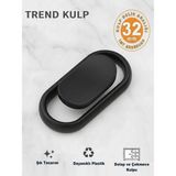 İmt Aksesuar Lüks Trend Kulp Siyah (32 Mm) Mobilya Yatak Odası Tv Ünitesi Konsol Çocuk ve Genç Odası Kulpu - SİYAH