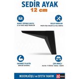 Imt Aksesuar Sedir 12 cm Koltuk Baza Dolap Tv Ünitesi Yatak Odası Konsol Ayağı