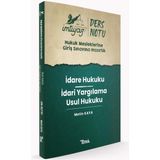 Imtiyaz Ders Notları Hmgs Idare Hukuku - Idari Yargılama Usul Hukuku - Metin Kaya