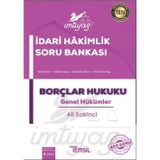 İmtiyaz İdari Hakimlik Soru Bankası Borçlar Hukuku Genel Hükümler / Temsil Kitap / 9786256623248