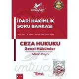 İmtiyaz İdari Hakimlik Soru Bankası Ceza Hukuku -